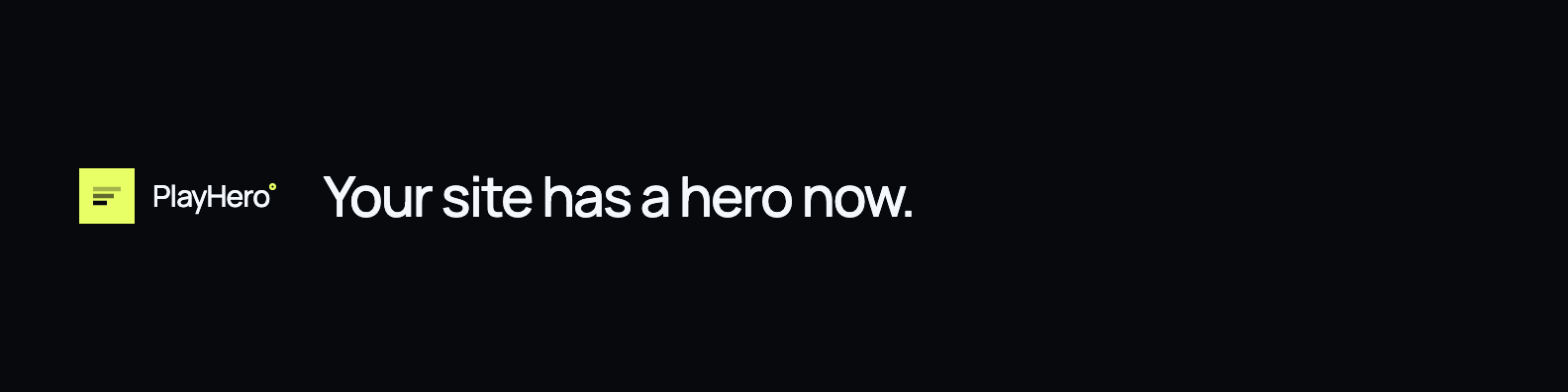 PlayHero LinkedIn banner